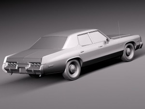 Dodge Monaco 1974 3D 모델