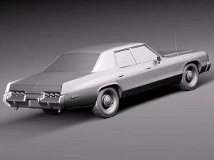 Dodge Monaco 1974 3D Model