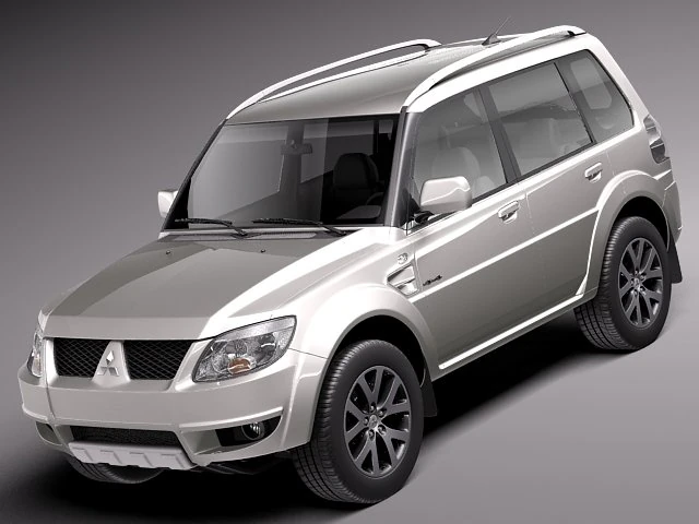 Mitsubishi Pajero TR4 2010-2013 3D Model .c4d .max .obj .3ds .fbx .stl .blend 