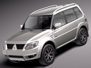 Mitsubishi Pajero TR4 2010-2013 3D Model