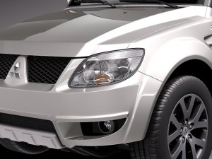 Mitsubishi Pajero TR4 2010-2013 3D Model
