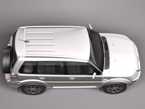 Mitsubishi Pajero TR4 2010-2013 3D Model
