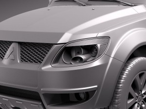 Mitsubishi Pajero TR4 2010-2013 3D Model