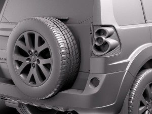 Mitsubishi Pajero TR4 2010-2013 3D Model