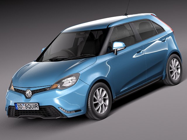 MG 3 2014 3D Модель .c4d .max .obj .3ds .fbx .stl .blend 