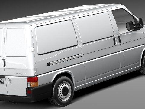 Volkswagen T4 Van 1990-2003 3D Modell