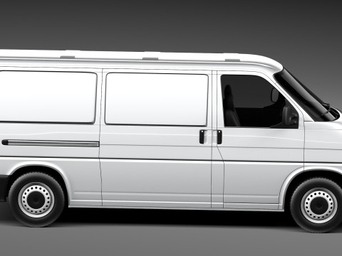 Volkswagen T4 Van 1990-2003 3D Modell