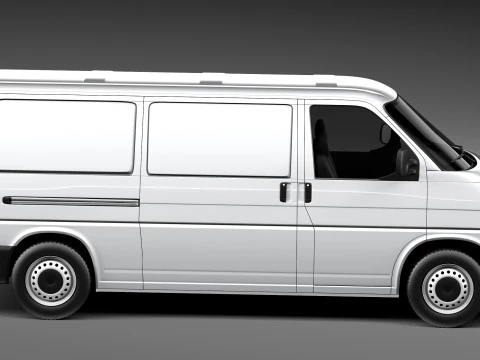 Volkswagen T4 Van 1990-2003 3D Model