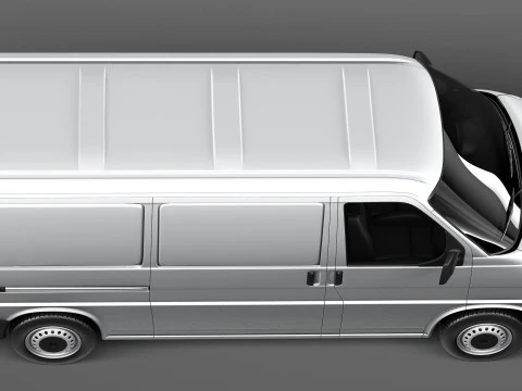 Volkswagen T4 Van 1990-2003 3D Model