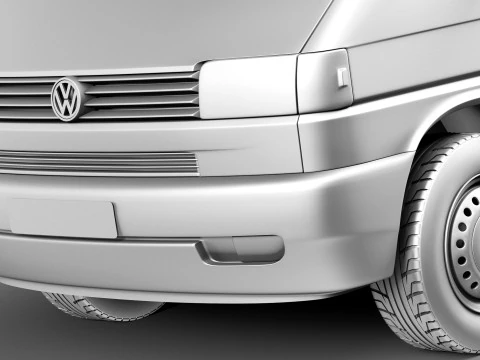 Volkswagen T4 Van 1990-2003 3D Model