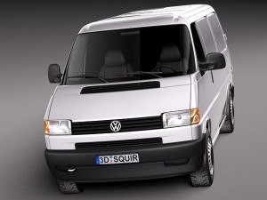 Volkswagen T4 Van 1990-2003 Modelo 3D