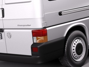 Volkswagen T4 Van 1990-2003 Modelo 3D