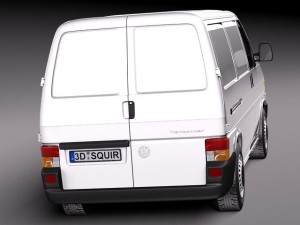 Volkswagen T4 Van 1990-2003 Modelo 3D