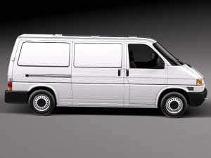 Volkswagen T4 Van 1990-2003 Modelo 3D