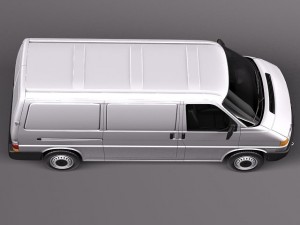 Volkswagen T4 Van 1990-2003 Modelo 3D