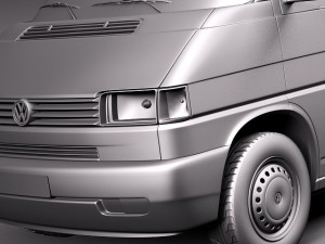 Volkswagen T4 Van 1990-2003 Modelo 3D