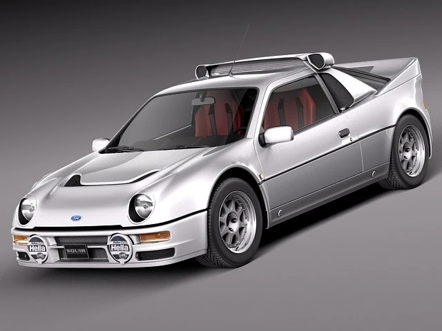 RS200 1984-1986 3D Model .c4d .max .obj .3ds .fbx .stl .blend 
