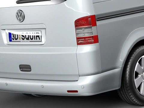 Volkswagen T5 Multivan Passenger 2003-2009 3D Model