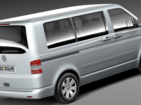 Volkswagen T5 Multivan Passenger 2003-2009 Modèle 3D