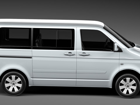 Volkswagen T5 Multivan Passenger 2003-2009 Modèle 3D