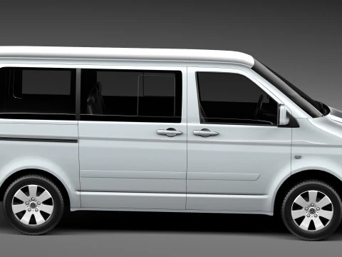 Volkswagen T5 Multivan Passenger 2003-2009 3D Model