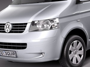 Volkswagen T5 Multivan Passenger 2003-2009 3Dモデル