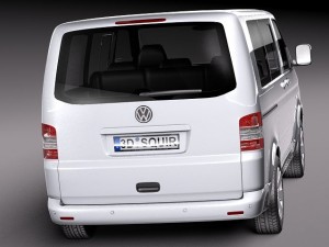 Volkswagen T5 Multivan Passenger 2003-2009 3Dモデル