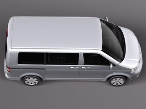 Volkswagen T5 Multivan Passenger 2003-2009 3Dモデル