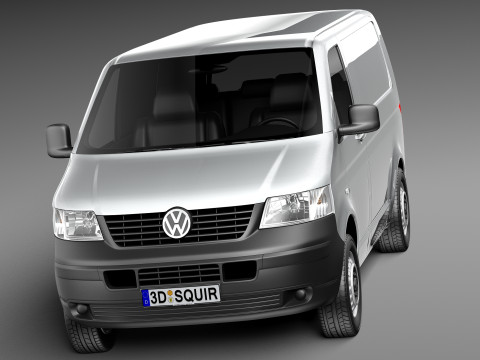 Volkswagen T5 Transporter Van 2003-2009 3D Model