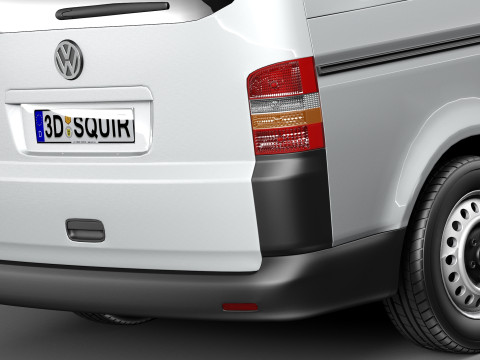 Volkswagen T5 Transporter Van 2003-2009 3D Model