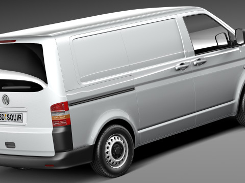 Volkswagen T5 Transporter Van 2003-2009 3D Model