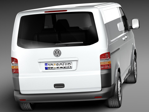 Volkswagen T5 Transporter Van 2003-2009 3D Model