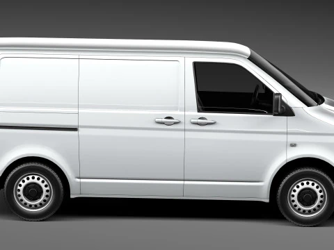 Volkswagen T5 Transporter Van 2003-2009 Modelo 3D