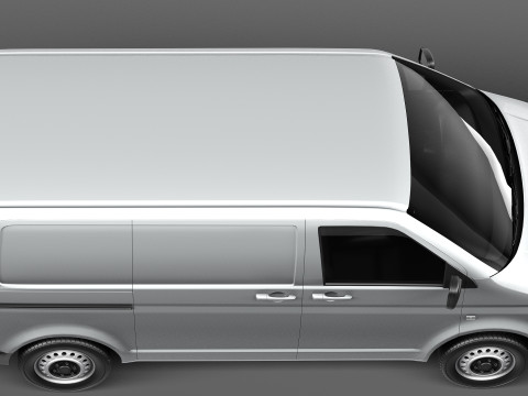 Volkswagen T5 Transporter Van 2003-2009 3D Model