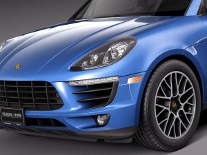 Porsche Macan S 2015 Model 3D