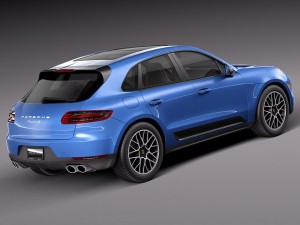 Porsche Macan S 2015 Model 3D