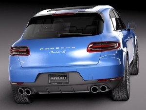 Porsche Macan S 2015 Model 3D