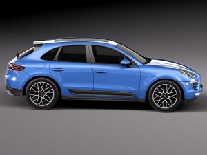 Porsche Macan S 2015 Model 3D