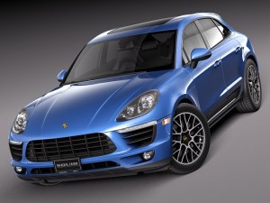Porsche Macan S 2015 Model 3D