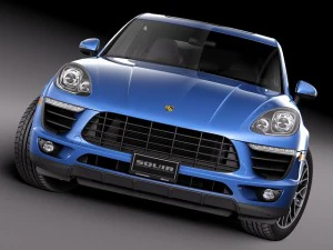 Porsche Macan S 2015 3D Model