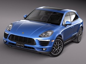 Porsche Macan S 2015 Model 3D
