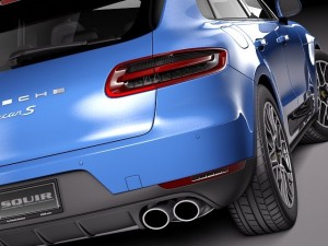 Porsche Macan S 2015 Model 3D