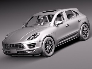 Porsche Macan S 2015 Model 3D