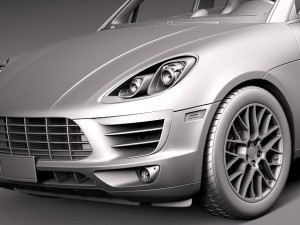 Porsche Macan S 2015 Model 3D