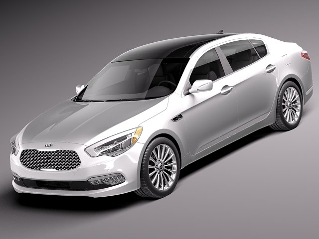 Kia K900 2015 3D Model .c4d .max .obj .3ds .fbx .stl .blend 