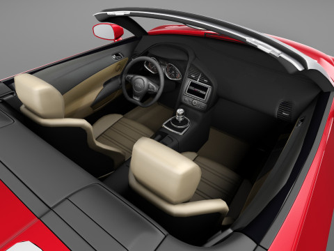 Audi R8 Spyder V10 2014 Model 3D