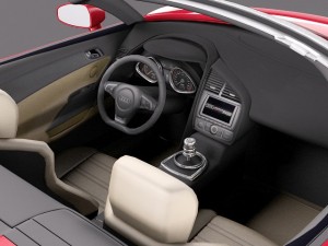 Audi R8 Spyder V10 2014 Model 3D