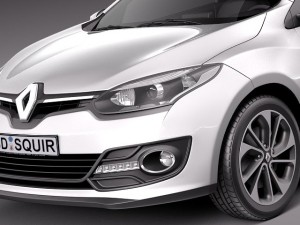 Renault Megane 3-door 2014 3D Model