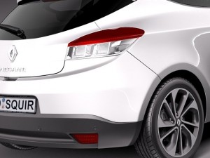 Renault Megane 3-door 2014 3D Model