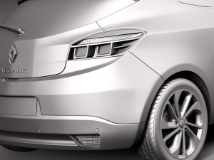 Renault Megane 3-door 2014 3D Model